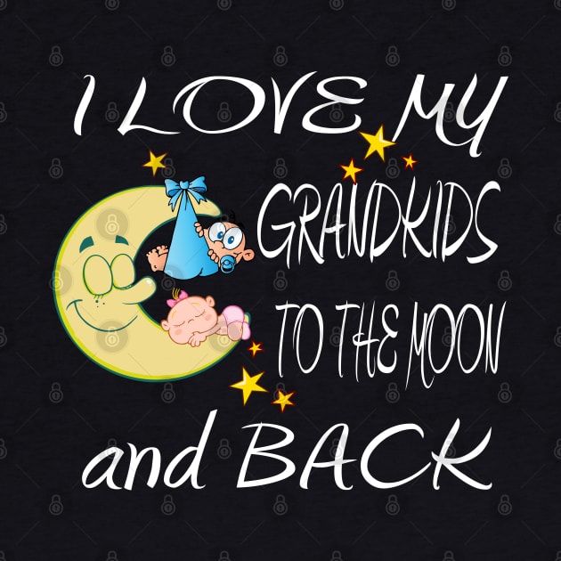 I Love My Grandkids to the Moon and Back Shirt and Gift Items by Envision Styles